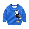 Boys Cartoon Knit Sweater Long Sleeve Pullover Soft Warm Casual Fashion Top Clothing for Toddler and Kids