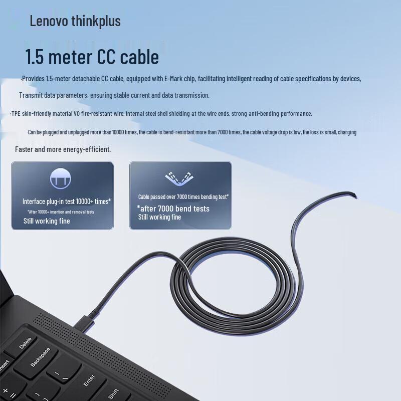 Lenovo thinkplus Lipstick GaN Power Adapter PA65G