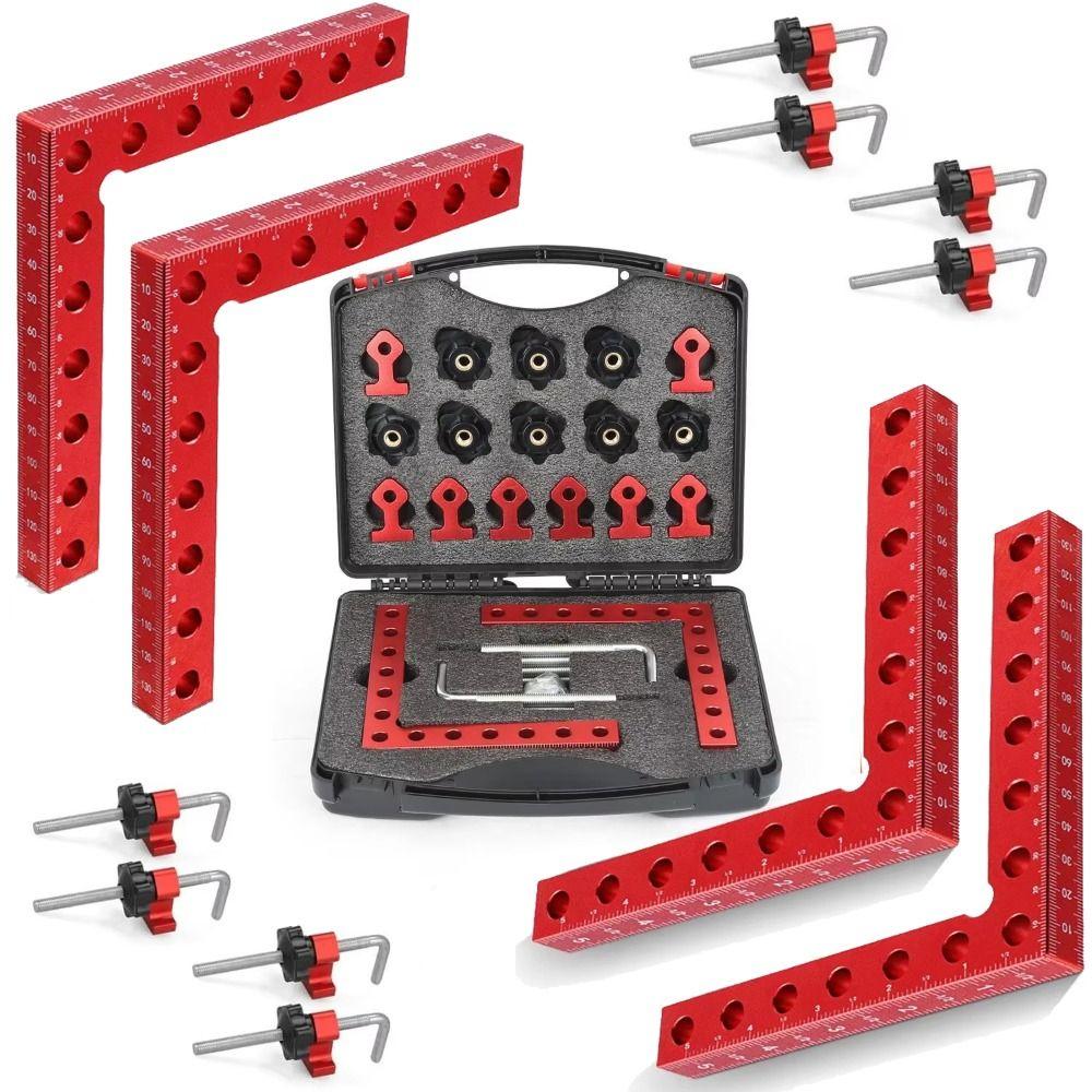 Aluminum Zinc Zinc Alloy Corner Clamps L Shape Woodworking Positioning Block Right Angle Clamp  Picture Frame