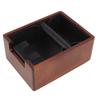 Coffee Knock Box Integrated Wood ABS Iron with Handle Holder Coffee Grounds Bucket for Home Cafe