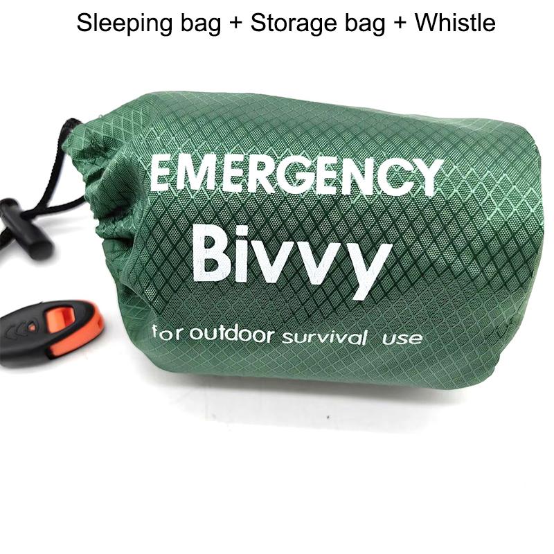 Emergency Sleeping Bag Ultra Waterproof Mylar Thermal Blankets Lightweight Survival Sleeping Bag Keep Warm For Camping Hiking