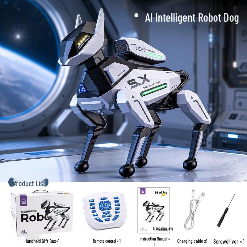 Bionic AI Robot Dog: DeepSeekAI Interactive Dialogue Toy