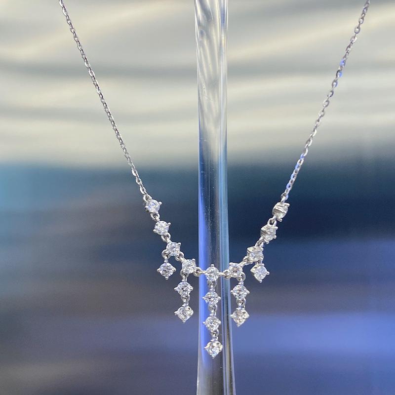 Waterfall Design Premium Necklace Anti-Galaxy Mozzarella Tassel Luxury