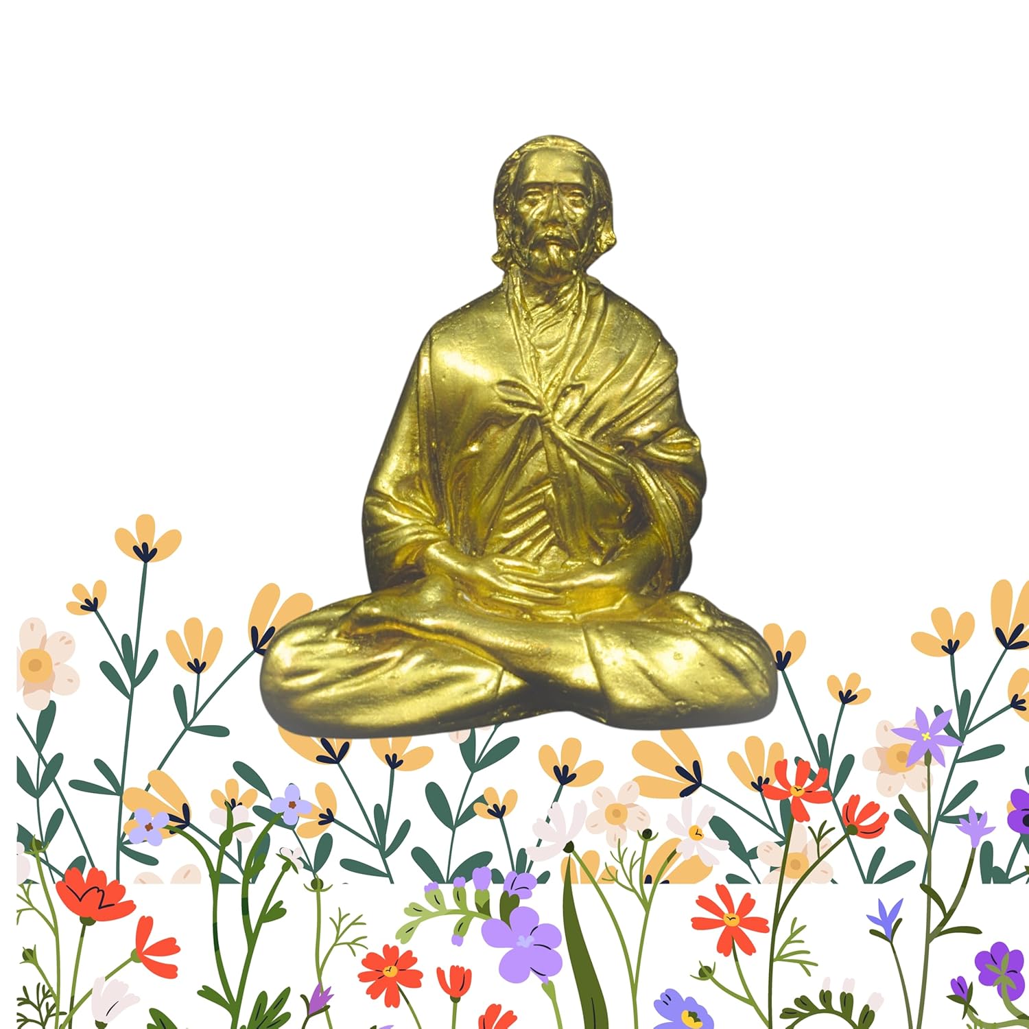 

Shri Yukteswar Giri, Idol, Autobiography Of Yogi, Biography, Kriya Yoga, Brass