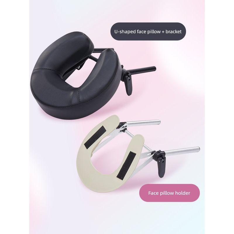 Letto Massaggiante Supporto Massaggio Sospeso Staffa Poggiatesta Tipo Letto Massaggio Cuscino Viso Cuscino Viso Pieghevole Letto Massaggio Bellezza Cuscino Viso