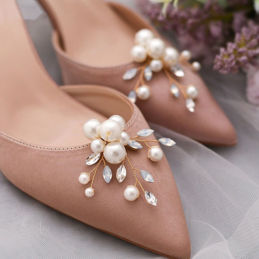 1Pair DIY High Heels Shoe Buckle Rhinestone DIY Shoes Charms Wedding Shoes Accessories  Party