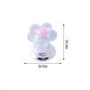 Flower Shaped Toilet Flush Handle Toilet Press Button Bathroom Accessories