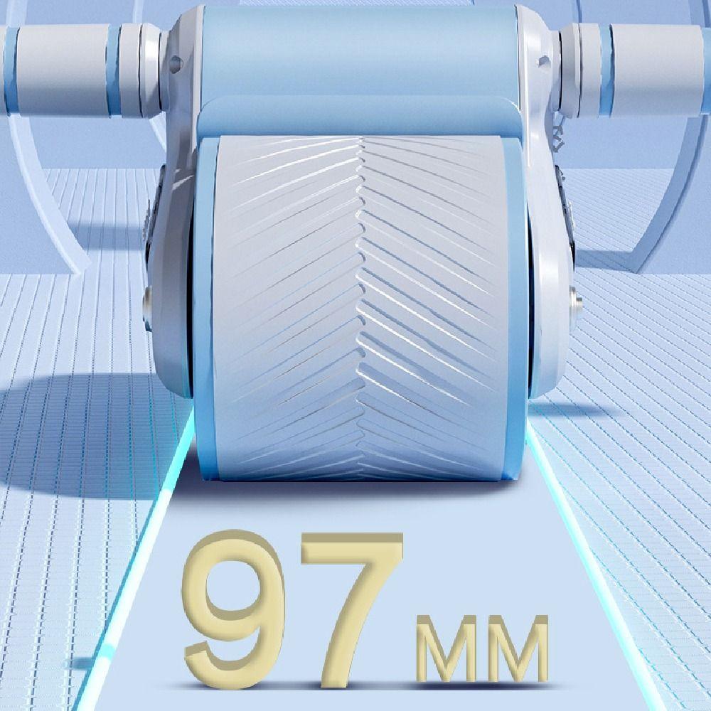 Automatic Rebound Abdominal Wheel Exerciser Dual Wheel Ab Roller  Fitness Equipment