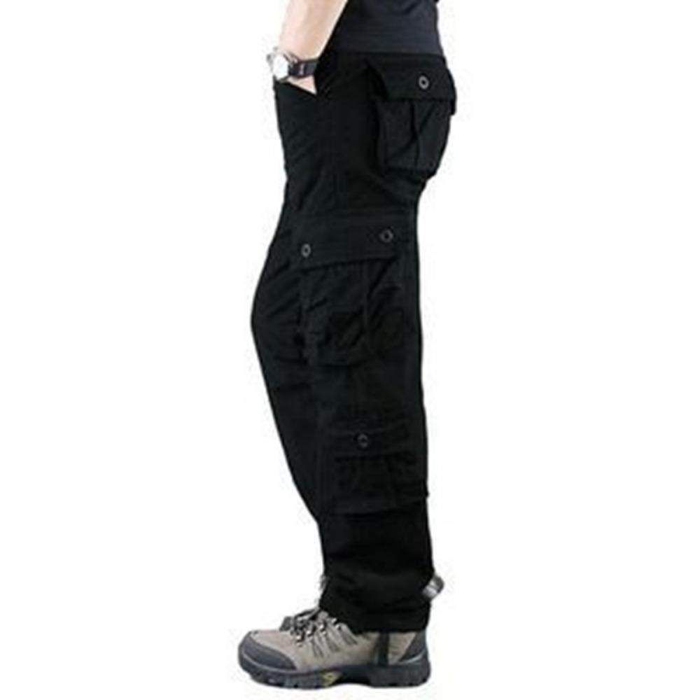 Plus Size 44 Ανοιξιάτικο φθινόπωρο Ανδρικό ανδρικό βαμβακερό παντελόνι Cargo Ανδρικό παντελόνι με πολλές τσέπες Παντελόνι για εξωτερικούς χώρους Casual Jogger Ανδρικό