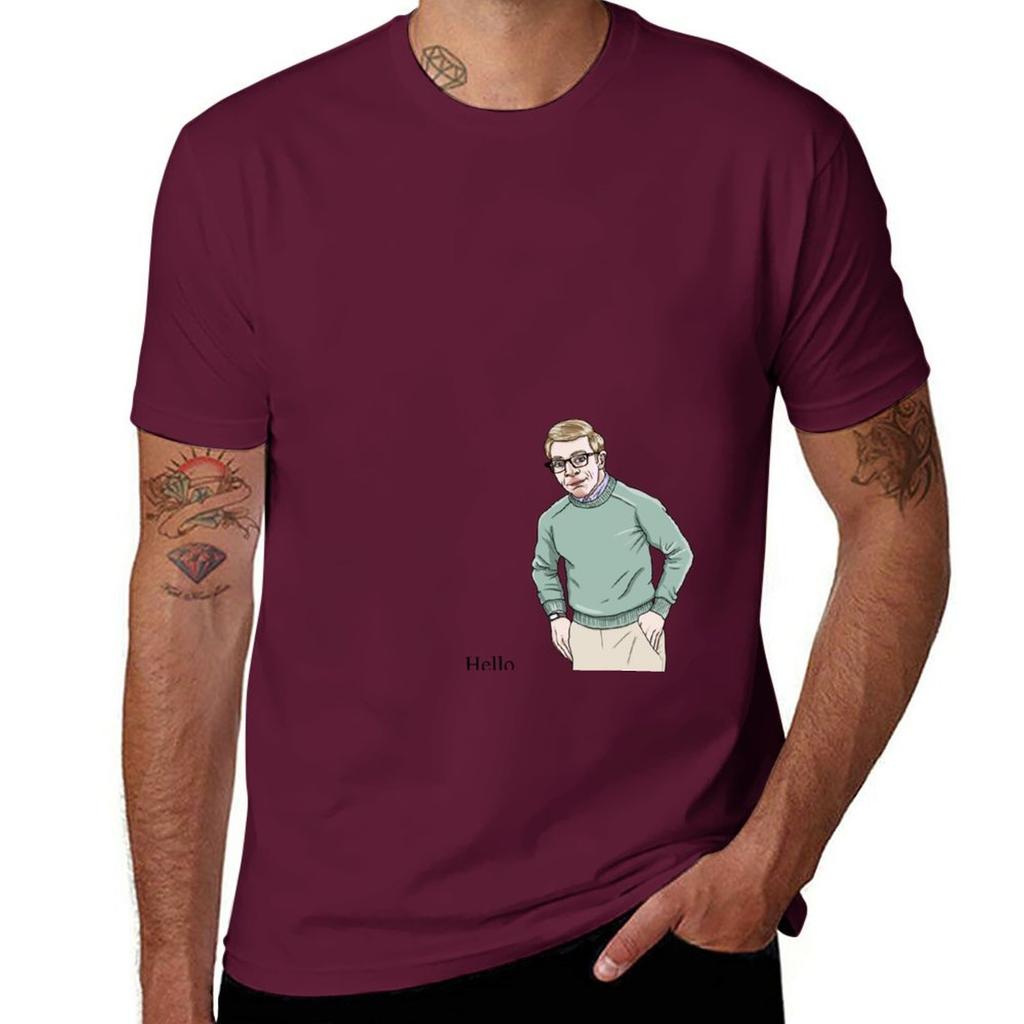 Hello My Name Is Joe Pera TShirt Boys Whites Funnys Anime Short Sleeve Tee Slim Fit T Shirts for Men