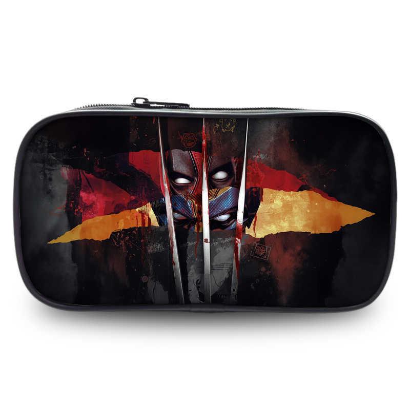 Deadpool And Wolverine Large Capacity Oxford Fabric Pencil Case For Students