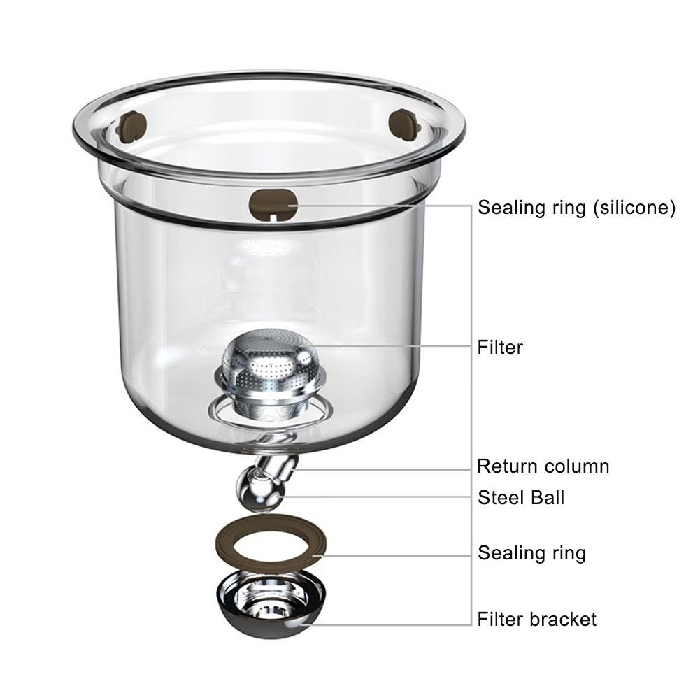 Water Separation Inner Container Teapot One Click Magnetic Switch Tea Glass Tea Separation Filtration Pot Handle Wood Tea U9U2