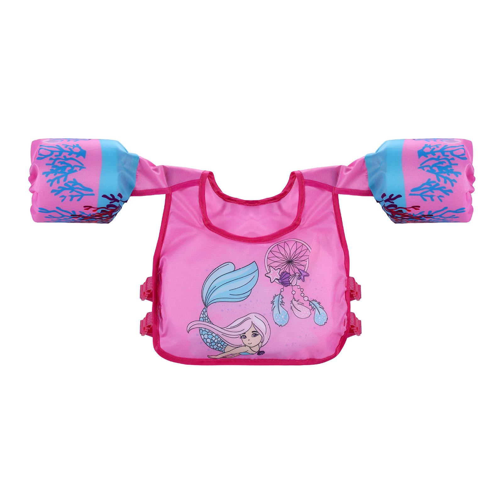 

Детский поплавок-рукава, спасательный круг с рисунком из мультфильма, спасательный жилет, спасательный жилет, игрушки для бассейна из пеноматериала, спасательный жилет, детское плавательное снаряжение красный