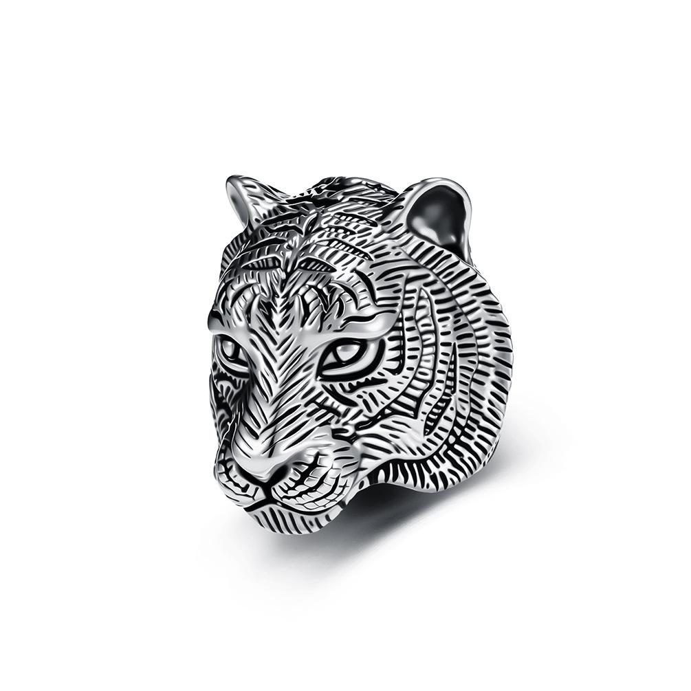 European and American Tiger Head Ring Retro Men s Jewelry 2026 7#
