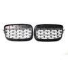 Car Grille Front Kidney Grill Diamond Style Chrome Black For BMW X5 E70 X6 E71 2007-2013 51137157687 51137157688 51137185223