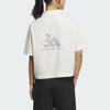 Adidas Sportswear SS25 Comfortable Soft Minimalist Casual Short Sleeve Shirt Women Tops White JN0700