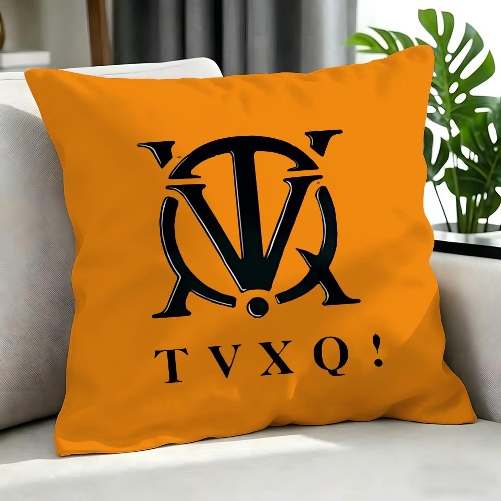 Kpop Style Tvxq Cushion Cover Cushion Cover Set 4Pcs 50X50 45X45 40X40 Pillowcase Decorative Sofa Home Decor