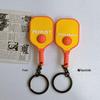 Eco Mini Gummi Pickleball Schläger Schlüsselanhänger - Sportrucksack Anhänger