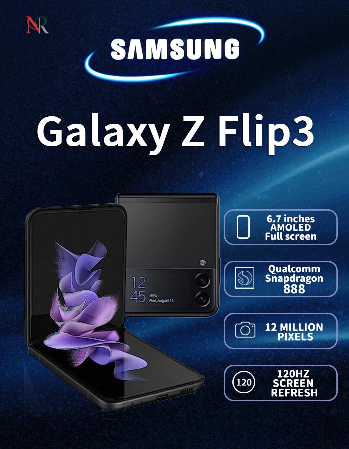 Samsung Galaxy Z Flip 3 SM-F711N Korean Version: Foldable Design, Supports Global Languages Brand New