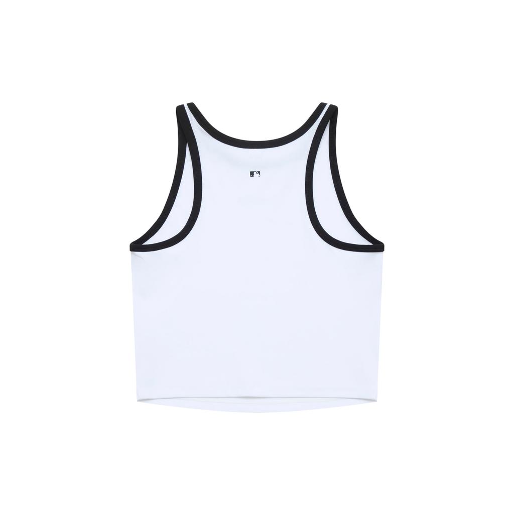 New MLB Preppy Style Collection New York Yankees SS25 Tank Top Women's White 3FTOV0153-50WHS