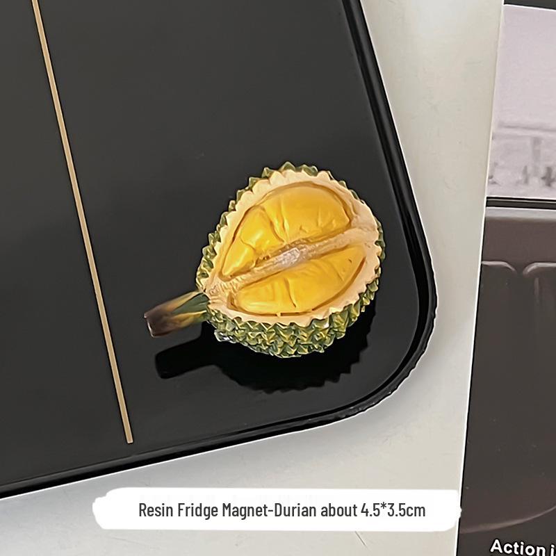 Personalized 3D Food Refrigerator Magnet - Creative & Cute Resin Design