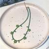 Collana Pendente Fiore con Perline Collane Catena con Perline Gioielli Gioielli per Feste Regalo di Gioielli Texture Acrilica per Donne
