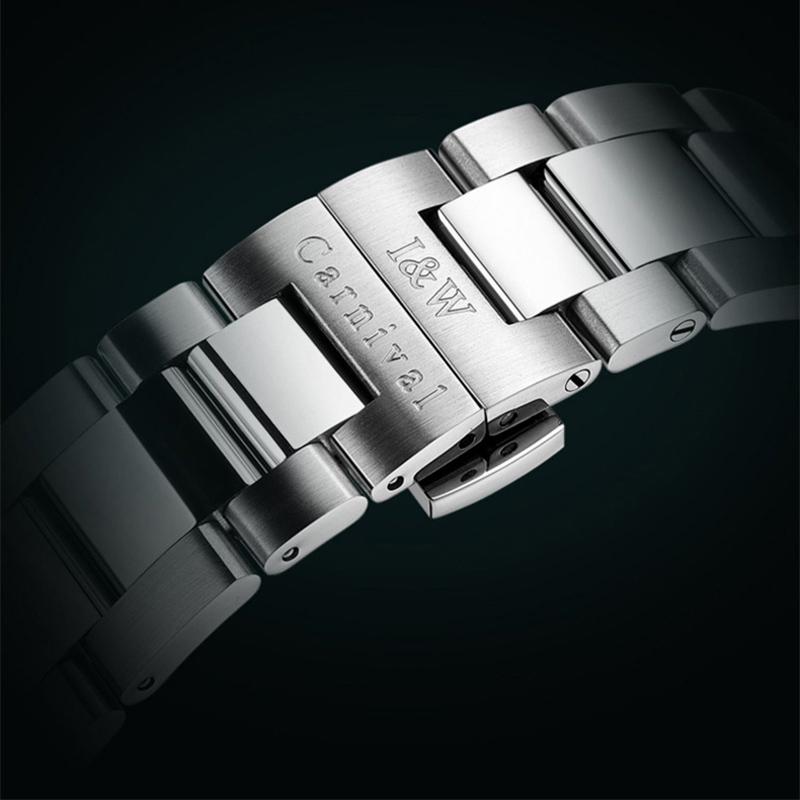 IW Men Automatic Mechanical Watch Stainless Steel Bracelet Luminous Sapphire glass MIOYA movement Business Male Wristwatch Reloj