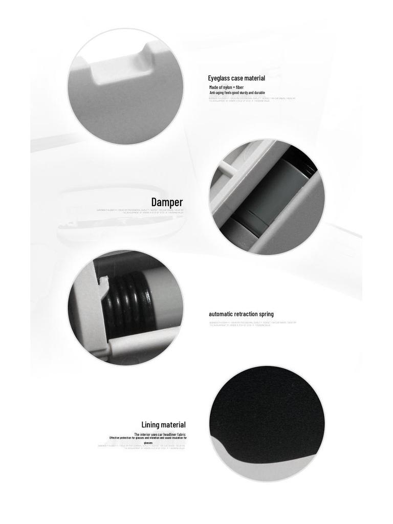 Kompatibilní pouzdro na brýle Mercedes-Benz pro třídy A, B, C, E, M, V, GLA, GLC, GLS, GL, S a Vito