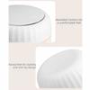 Non-slip Small Trash Can with Lid Round/Triangle Plastic Waste Bin Mini Desktop Trash Can  Kitchen