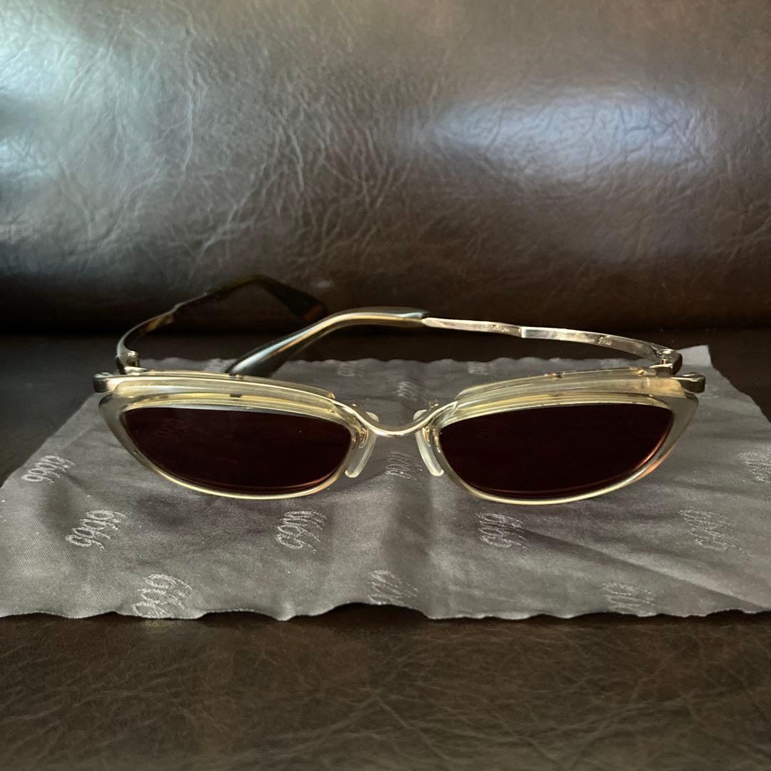 Used 999.9 Four Nines M-10 Glasses Combi Frame Full Rim