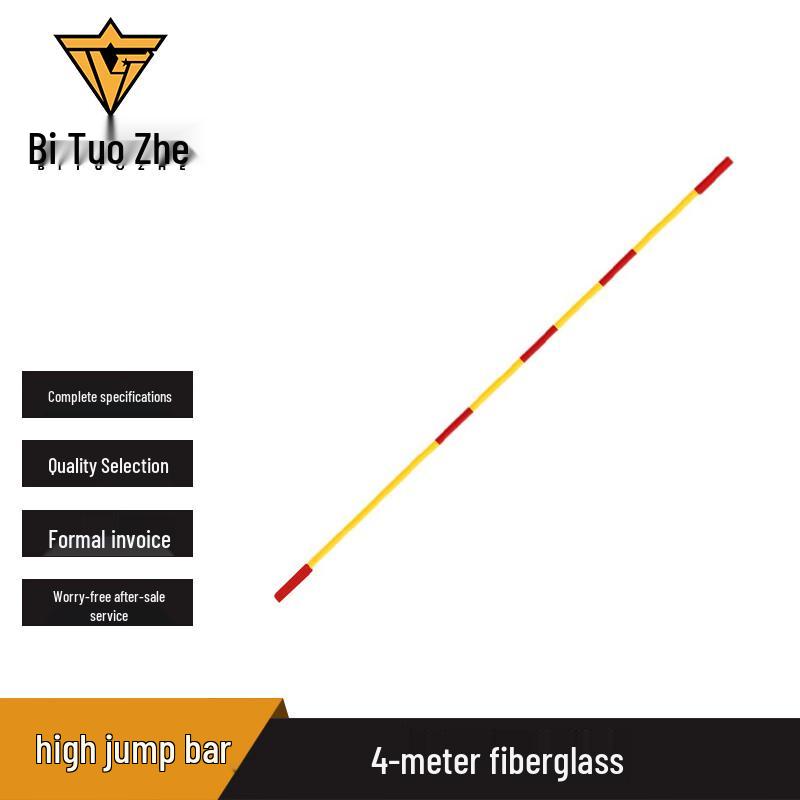 Bituozhe Track & Field High Jump Training Crossbar 4m