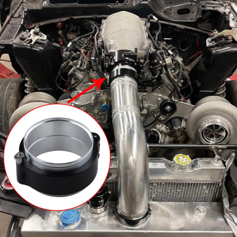 1 Piece 2.0" 2.5" 3.0" 3.5" 4.0" Clamp System Assembly Exhaust V-band Clamp Quick Clamp Aluminium For Turbo / Intercooler Pipe