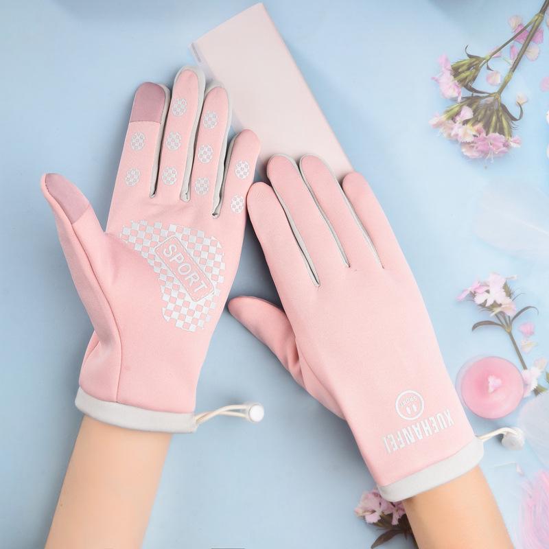 2024 Women's Waterproof Ski Mittens, Fleece-Lined, Warm & Cute, Fingerless for Cycling & Snowboarding