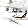 QIYUMOKE for UPS 747 Large Scale Airplane Model with Stand for Boeing Aircraft Model Kit for Adults Aviation Cargo Plane Gift or Airplane Collection