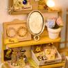 Pixie Curio Miniaturowy Domek Zestaw do Samodzielnego Montażu Drewniany 3D Skarby Luksusowa Biżuteria Kompatybilny z Dotykiem Skala Tradycyjny Nowy Połączenie Kolorów DIY Luksusowy Relaksujący
