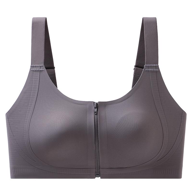 Zhang Meng Style Front-Zip Lift & Shape Bra - Anti-Sagging, Slimming Design