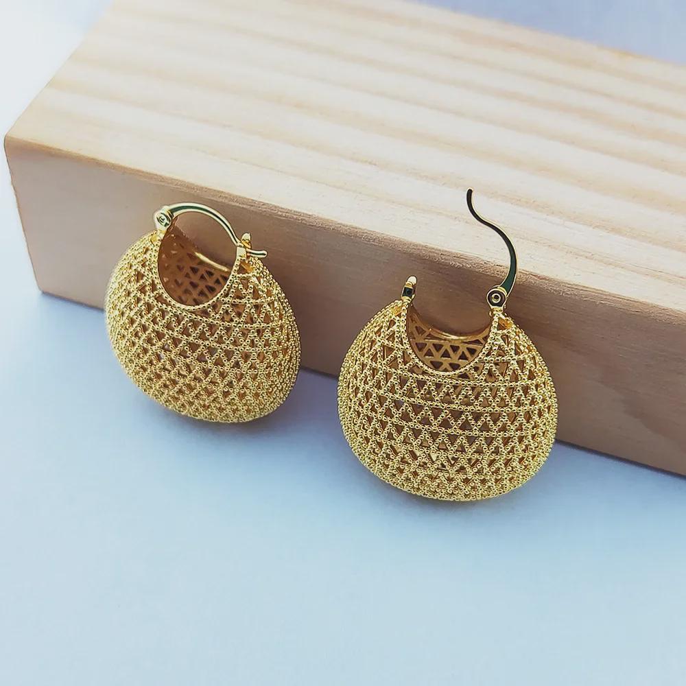 24K Gold-Plated Blue Earrings: Elegant, Versatile, and Fashionable