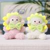 Creative Sunflower Sheep Plush Keychain Cute Lamb Toy Bag Charm For Kids And Teens