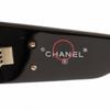 CHANEL COCO Mark sunglasses 94305 Matelasse black plastic Women Used