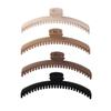 Fashion Large Matte Claw Clip Acrylic Korean Style Thin Shark Clip Ponytail Clip Solid Color Geometric Hair Claw Face Washing