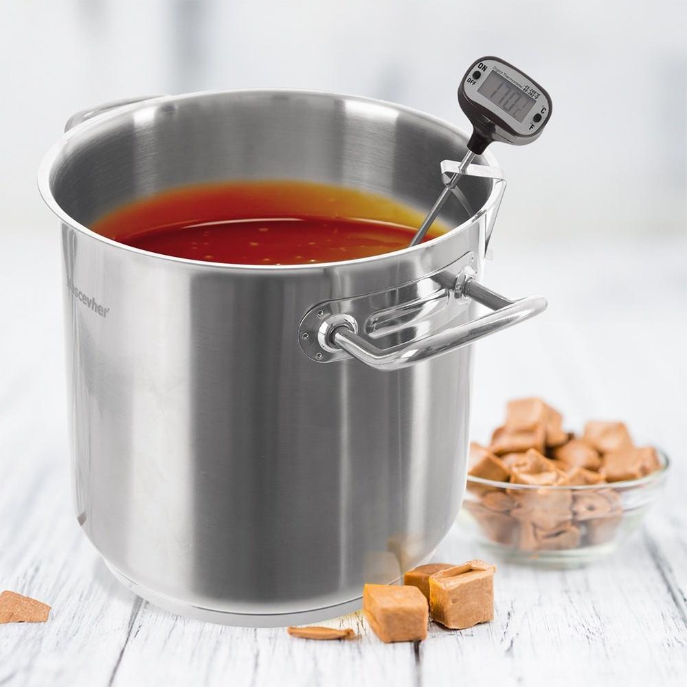 Electronic Kitchen Thermometer with Spike Probe for Meat Dishes