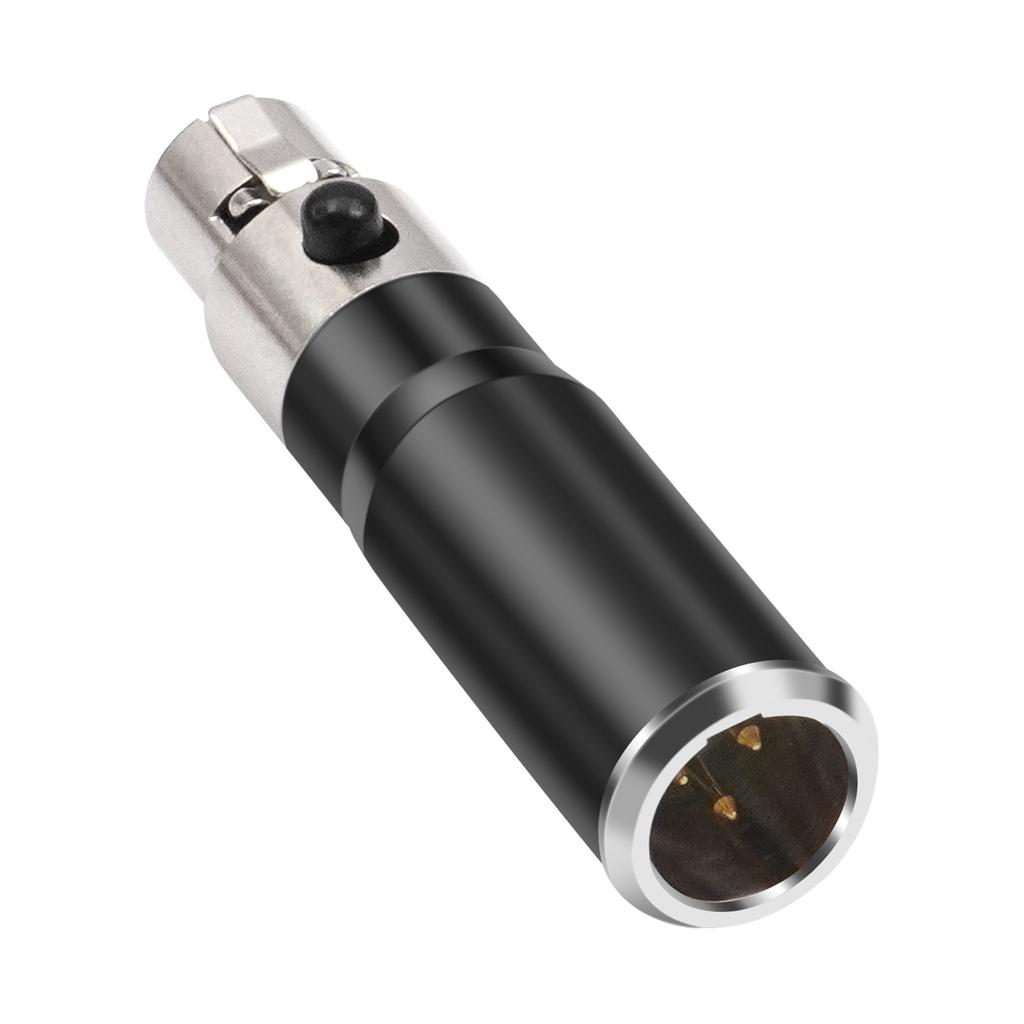 Mini 4Pin XLR Female 3Pin MIni XLR Male Connector for Reliable Auditory Equipment Interfacing