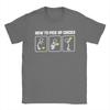 Men T-Shirt How To Pick Up Chicks Novelty 100% Cotton Tees Short Sleeve T Shirt Crew Neck Clothing Printed