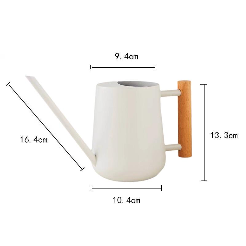 Stainless Steel Powder Coated 1L Watering Cans for Garden Planting and Decoration белый