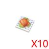 MOC City Food Building Blocks Vegetable Fruit Banana Pizza Chicken Dessert Wine Glass Printed Accessories Bricks Kids Toys N11
