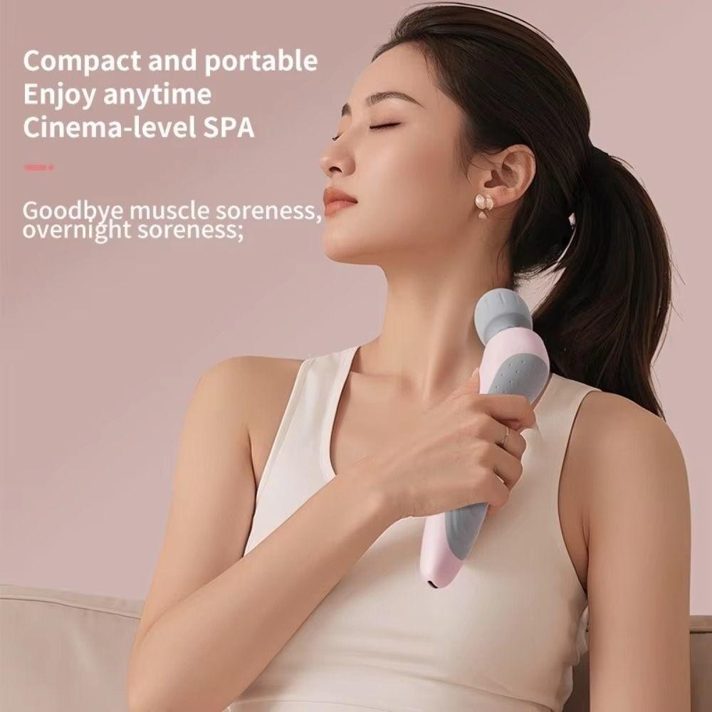 High-Frequency Vibration Handheld Massage Device Electric Massage Hammer  Muscle Relaxation