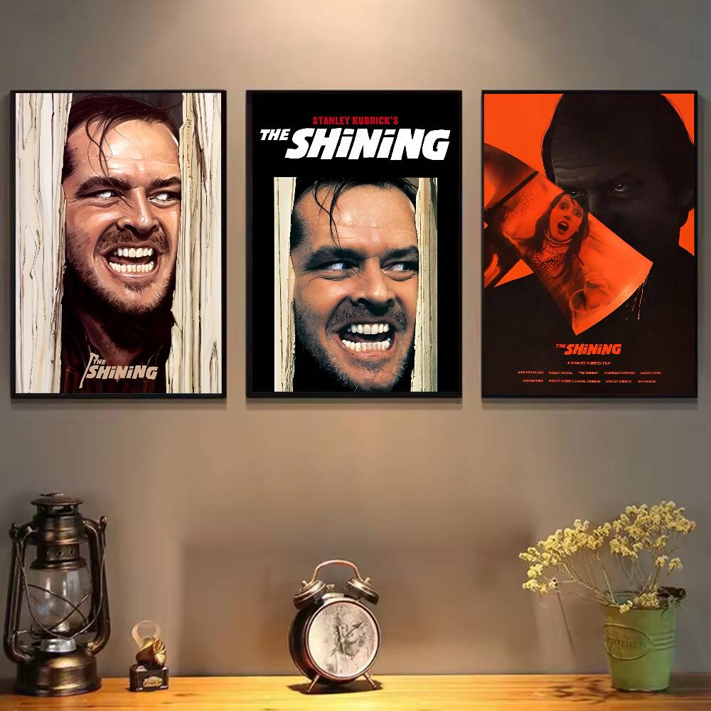 1pc The Shining Horror Movie Poster Sticker Print Waterproof Wall Art For Living Room Bedroom Home Decor