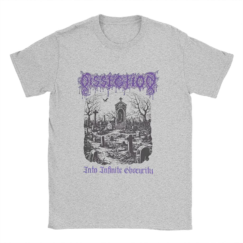 Dissection Band T-Shirt Summer Rock  Band Cotton T Shirts For Men Fashion Custom Logo Tshirt Short Sleeve Vintage Tees