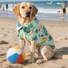 Breathable Dog Hawaiian Style Clothes Comfortable Dog Short Sleeve Pet Dress Dog Vest Beach Travel