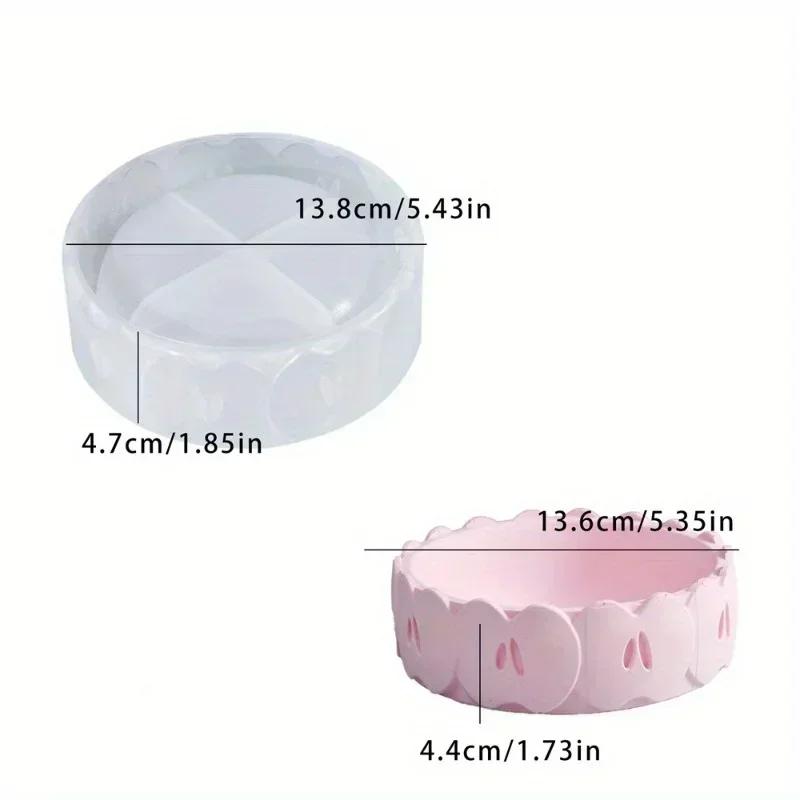

Silicone Molds DIY Epoxy Resin Mold Glue Drop Mold Apple Jewelry Storage Tray Ins Style Fruit Tray Mold Desktop Decoration